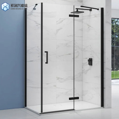 tempered glass satin partition for office bathroomシャワー壁 断熱された/浮遊ガラス