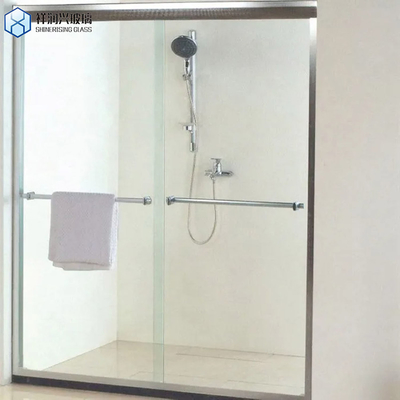 tempered glass satin partition for office bathroomシャワー壁 断熱された/浮遊ガラス