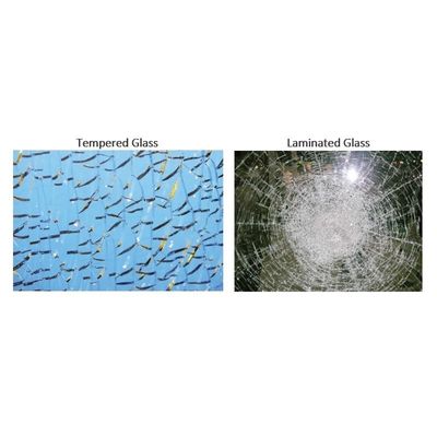 装飾用浴室用ガラスのためのCE認定12mm16mm磨き硬化ラミネートガラス