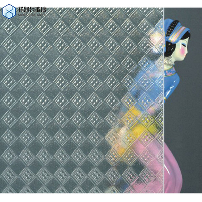 6mm ワイヤード クリア ブロンズ パターン 図形 プレート グラス 中国様式 家庭装飾