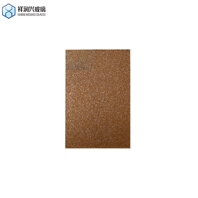 雨/ダイヤモンド/水画 装飾用 化学品 テンパールプレスガラス 青ダオ パターン ブラウン 彫刻ガラス