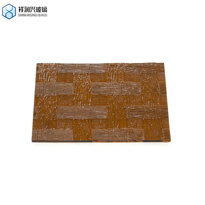固体色 ブラウン型ガラス 輝き 3mm 5mm 1830*2440 フラット ベルギー様式