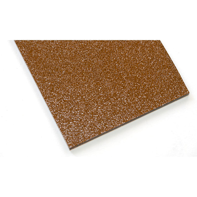 3mm 4mm 5mm ミレニアム型グラス 装飾用 ブラウン 凸版グラス