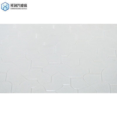 クリア・フロラ・パターンガラス 3mm 4mm 5mm 浴室用窓