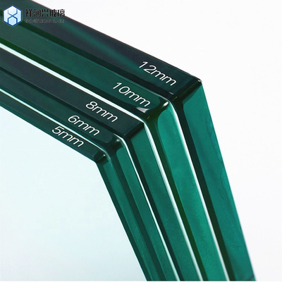 建築用ガラス 8mm 10mm 12mm 水晶透明 硬化された冷却ガラスシート