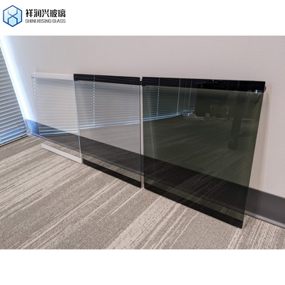 カーブ型硬化透明/低鉄/凍結/シャワー層ガラスドア/建物の隔壁