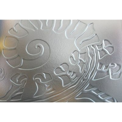 浴室の装飾 固体構造の装飾パターンのガラス