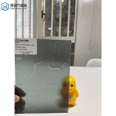 装飾用ガラス GB15763.2-2005規格による酸刻板漆塗紋ガラス