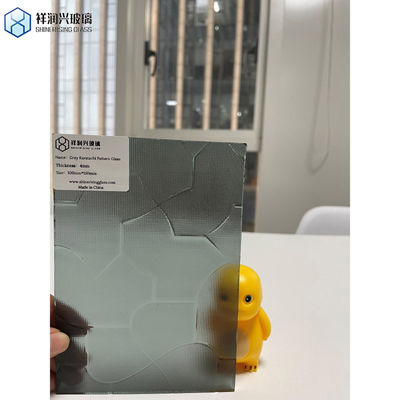 装飾用ガラス GB15763.2-2005規格による酸刻板漆塗紋ガラス