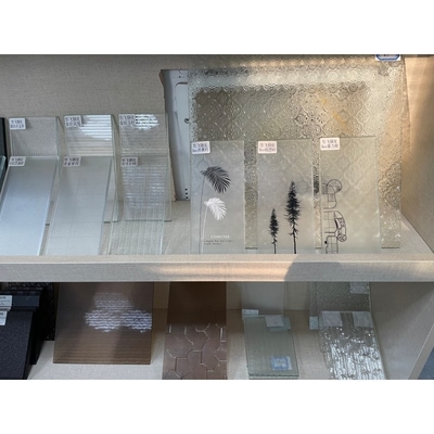経験 彫刻ガラス 透明 模様ガラス 家具 オーダーメイド リクエスト