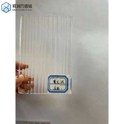 低E層5mmクリアな丸格子ゴロゴロガラス 壁面のためのフラットパターンガラス