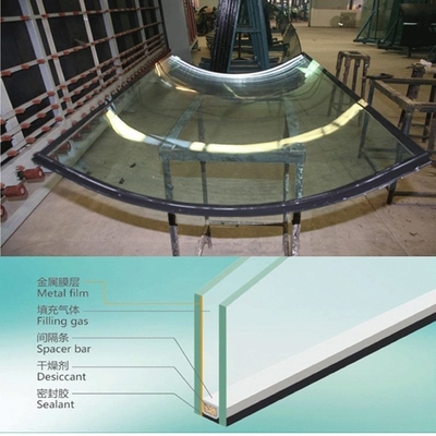 清潔な高品質の硬化された彩色隔熱ガラス 建物の窓壁