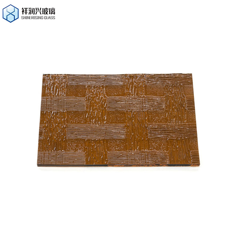 固体色 ブラウン型ガラス 輝き 3mm 5mm 1830*2440 フラット ベルギー様式