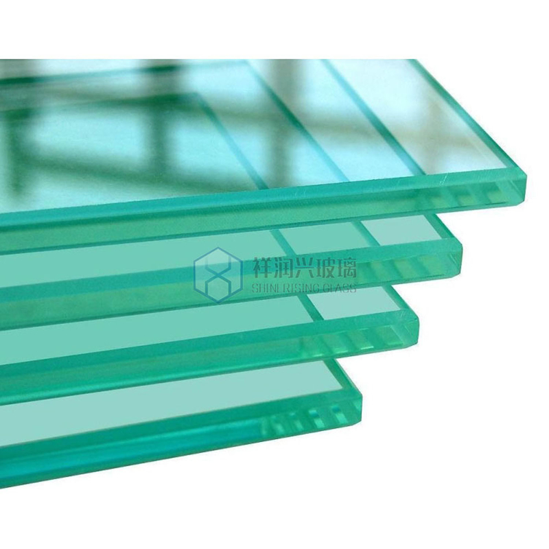 硬化された平坦な安全建材ガラス 3mm 4mm 5mm 6mm 8mm 10mm 12mm 厚さ