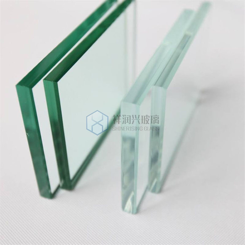 鉄鋼級 3mm 4mm 5mm 6mm 8mm 10mm 12mm 厚さ 完全 テンパード ESG 超透明シャワーガラス