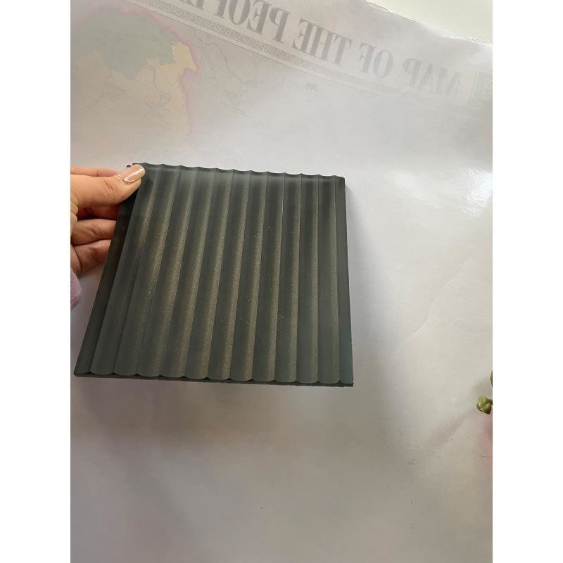 垂直 格納型 テンパール ガラス シャワー ドア 5-12mm 簡単 設置